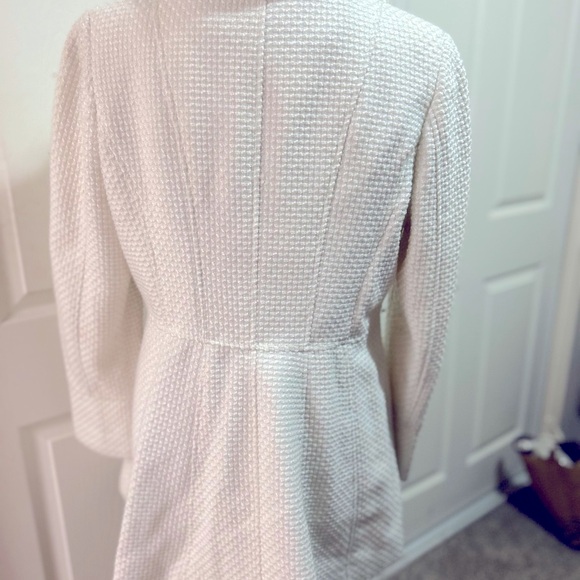 Kensie ivory workmen’s winter coat SZ L gently used - Picture 3 of 14